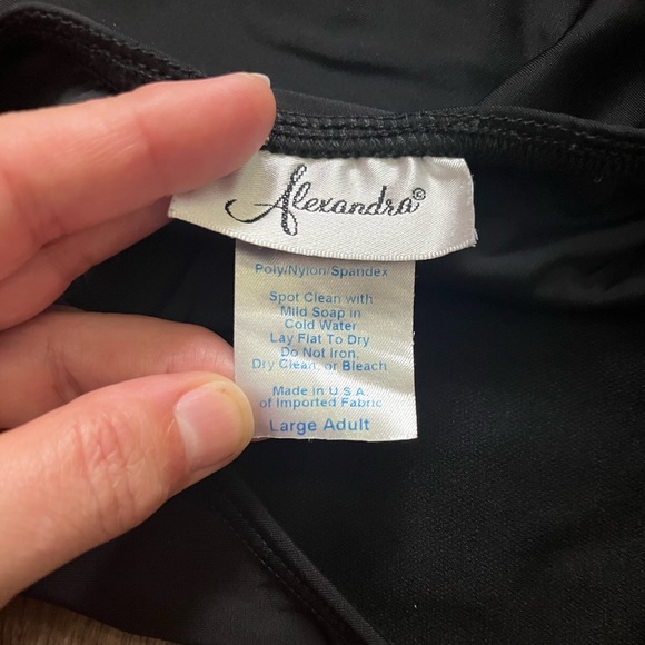 High Neck One Shoulder Dance Top - Picture 6 of 9